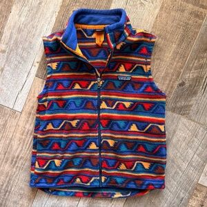 Patagonia Technoid Vest 90s Kids Sz 10VTG Rare HTF Southwest Fleece
